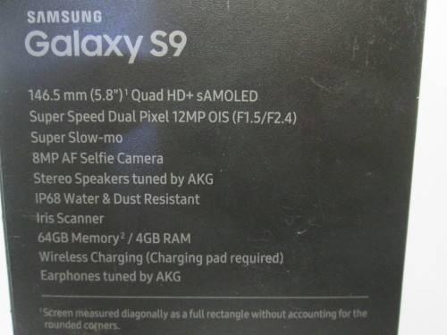 SAMSUNG S9 64GB TITANIUM GRAY