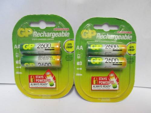GP RECHARGEABLE BATTERIES