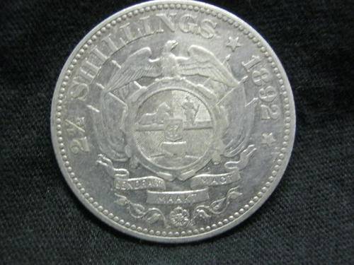 1892 ZAR TWO AND A HALF SHILLINGS