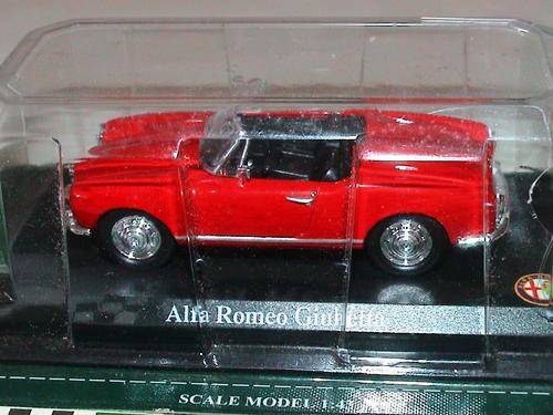 ALFA ROMEO DEL PRADO PUBLISHERS THE ULTIMATE CAR COLLECTION DIECAST SCALE 1:43 ALFA ROMEO GUILIETTA