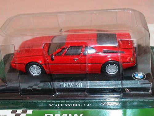 BMW M1 DEL PRADO PUBLISHERS THE ULTIMATE CAR COLLECTION DIECAST SCALE 1:43 BMW M1