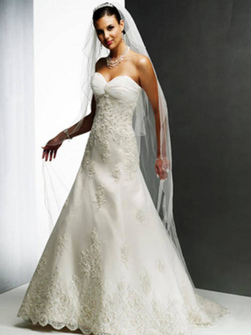 WEDDING DRESS - Get veil for free!