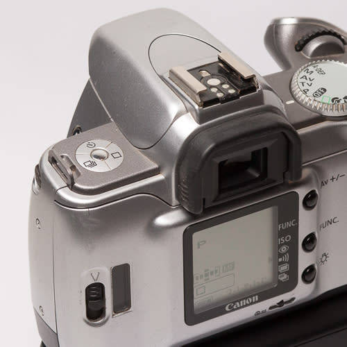 Canon EOS 300V with BP-220 and lens