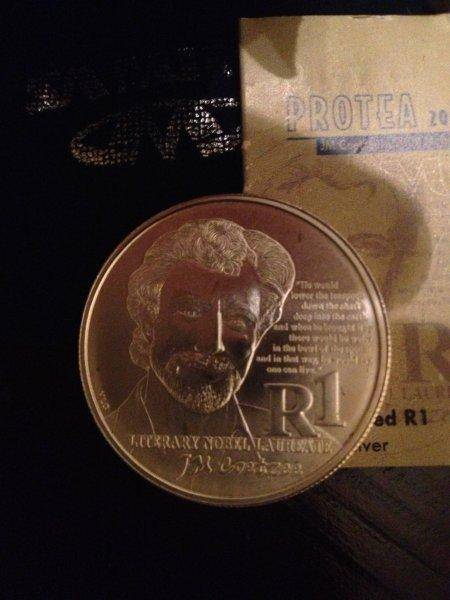 2011 SILVER R1 JM COETZEE, IN SAM BAG WITH COA. A BEAUTY!!!