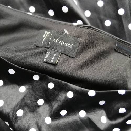 BLACK AND WHITE SATIN COCKTAIL DRESS (12)