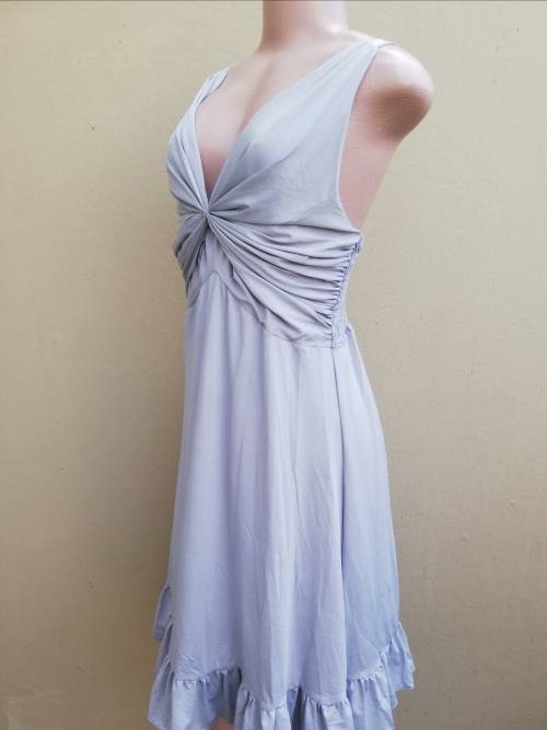 LIGHT GREY / SILVER DRESS - LARGE