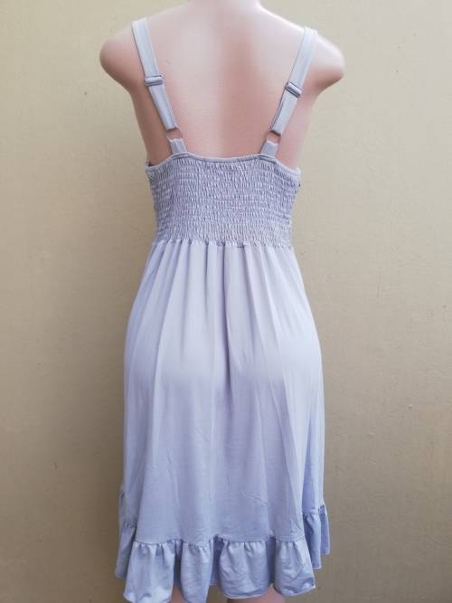 LIGHT GREY / SILVER DRESS - LARGE