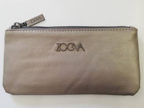 ZOEVA 13pc MAKEUP BRUSH SET IN BAG - BRONZE and PINK