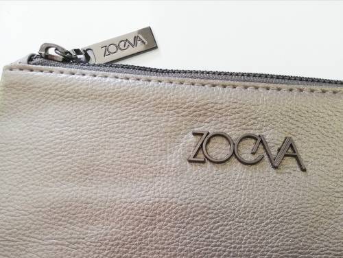 ZOEVA 13pc MAKEUP BRUSH SET IN BAG - BRONZE and PINK