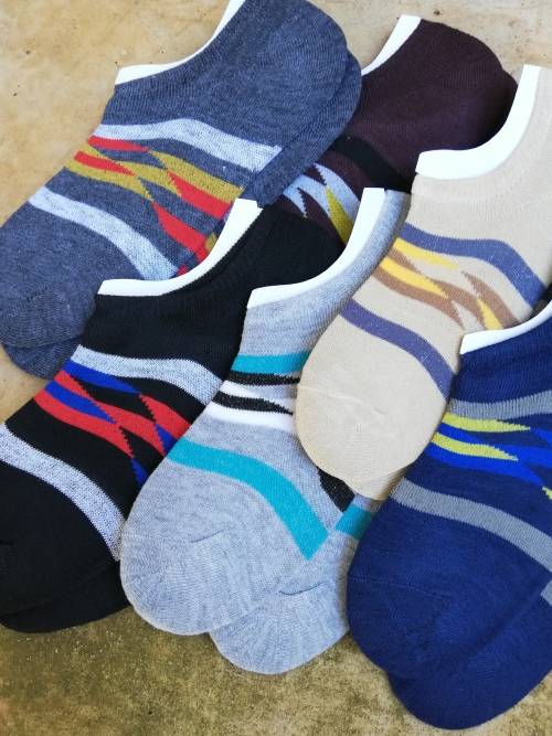 MENS HIDDEN SNEAKER SOCKS - 12 PAIRS