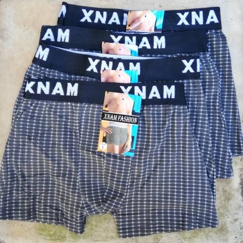 MENS TRUNKS - 4 PAIRS GREY L (Pls read description for sizing info)