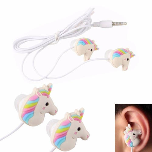 UNICORN STEREO EARPHONES (120CM CORD) BRIGHT