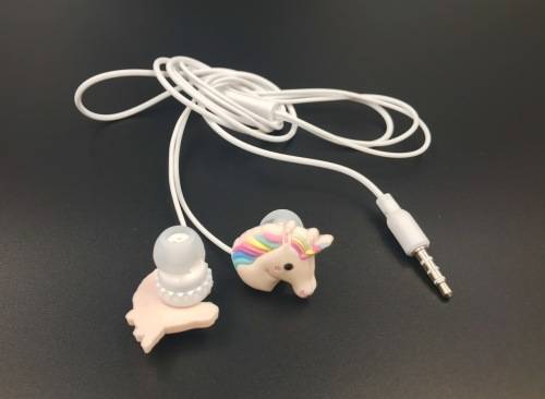 UNICORN STEREO EARPHONES (120CM CORD) BRIGHT