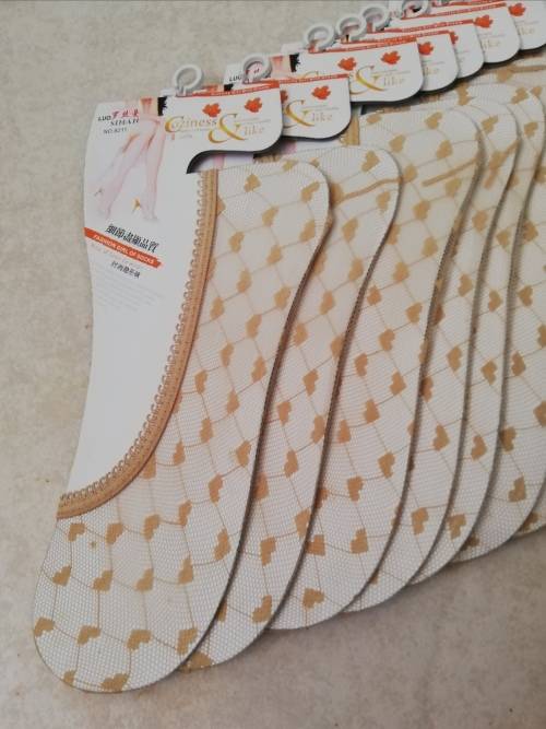LADIES SECRET SOCKS (10 PAIRS) BEIGE
