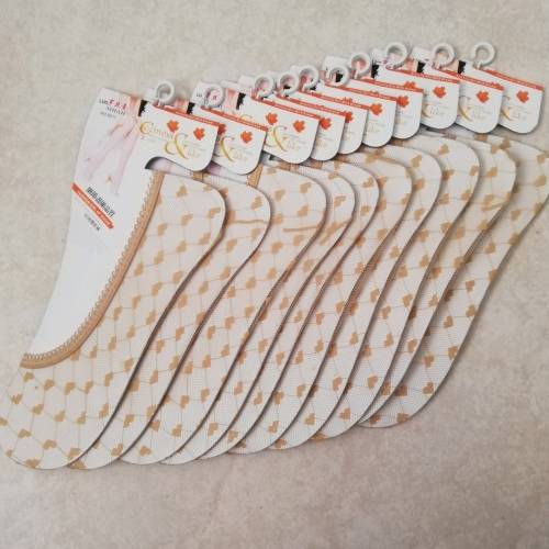 LADIES SECRET SOCKS (10 PAIRS) BEIGE
