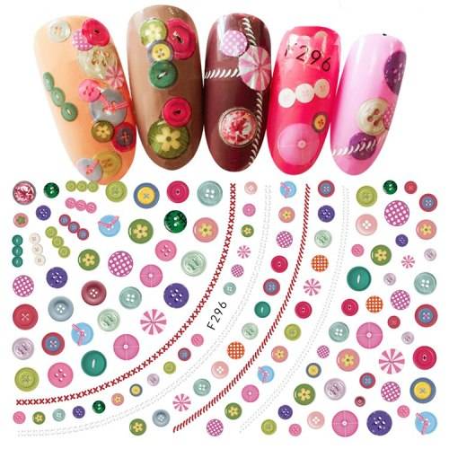 NAIL STICKERS F296