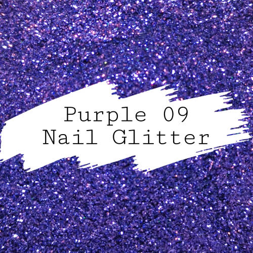 FINE NAIL GLITTER 5ml - PURPLE 09