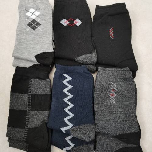 MENS CREW SPORT SOCKS - 12 PAIRS MIXED