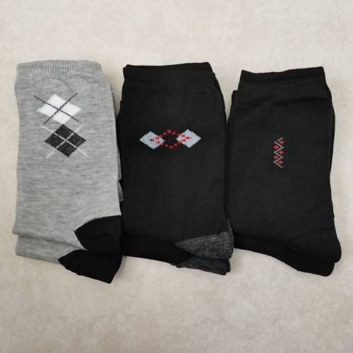 MENS CREW SPORT SOCKS - 12 PAIRS MIXED