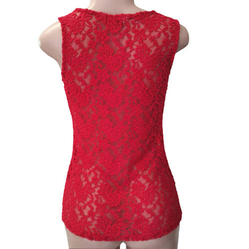MERIEN HALL RED LACE TOP (10)