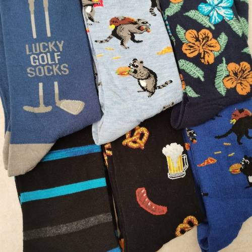 6 PAIRS MENS MIDCALF COTTON SOCKS