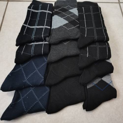 12 PAIRS MENS COTTON  MIDCALF BUSINESS SOCKS