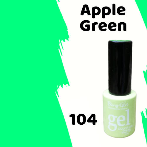 BLING GIRL UV Gel Polish 10ml - APPLE GREEN 104