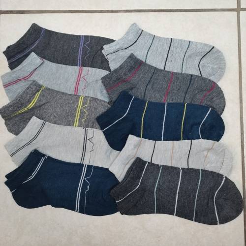 ANKLE SOCKS - 10 PAIRS COTTON RICH SOCKS