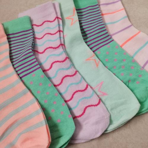 6 Pairs of Ladies Ankle Socks