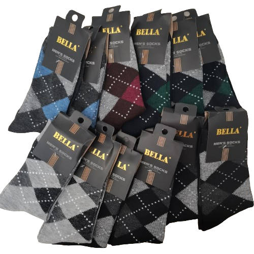 12 PAIRS of Mens Dress Socks