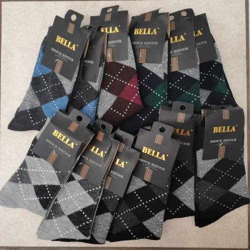 12 PAIRS of Mens Dress Socks