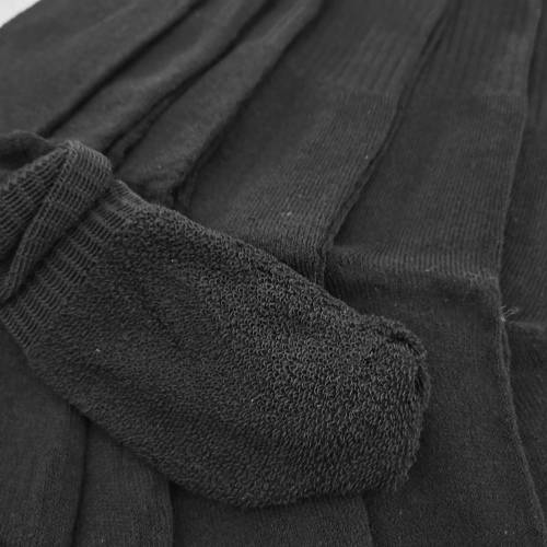 6 Pairs of Thick Black Boot Socks