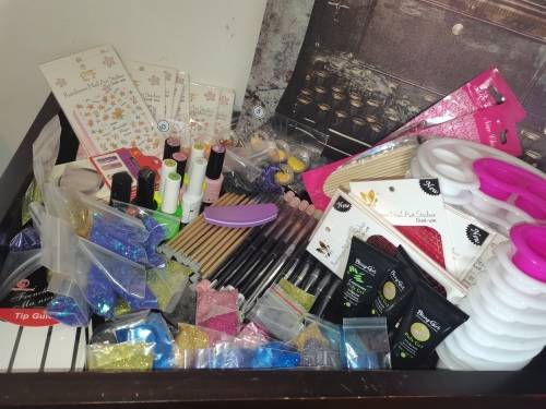 Job Lot of Nail Products _ 143 Items