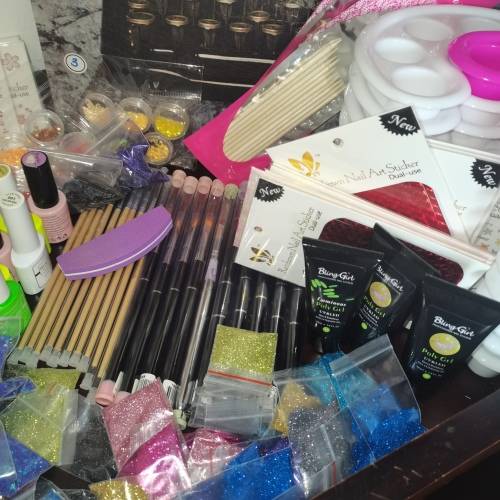 Job Lot of Nail Products _ 143 Items