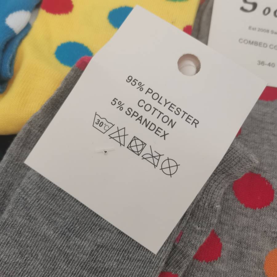 12 PAIRS of Colorful Socks