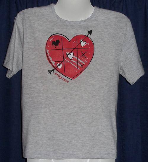Grey Printed Girls T-Shirt (age 7-8) ** GREAT QUALITY **