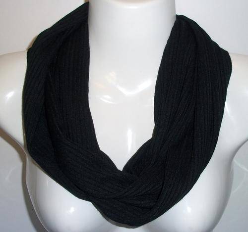 Black Circular Scarf