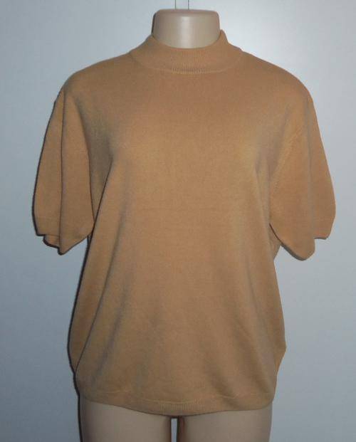Tan Coloured Knitted Top by PRIIMA PARTE - Size XL ** BRAND NEW ** EXCELLENT QUALITY **