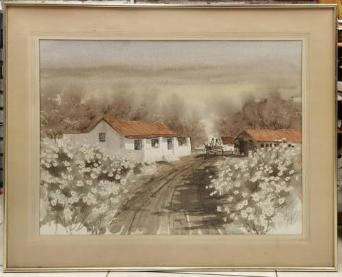 Theo Bester watercolour