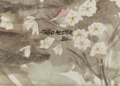 Theo Bester watercolour