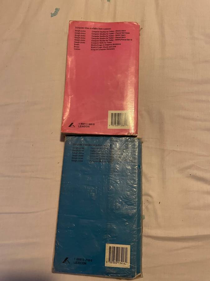 2 x Old textbooks