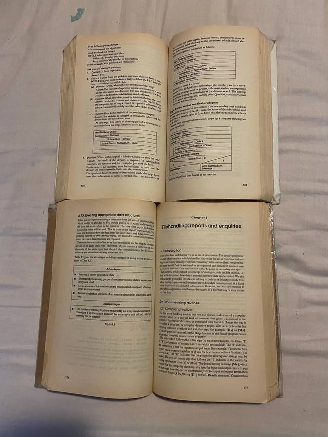 2 x Old textbooks
