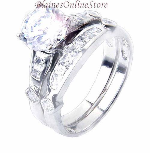 STUNNING 3,60CTW ENGAGEMENT "WEDDING RING SET"