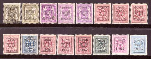 Belgium Pre Cancels 1947 - 1964