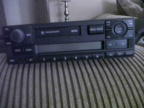 brand new original VW front loader tape radio model 2004