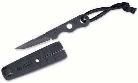 Buck BK Hartsook S30 V black neck knife