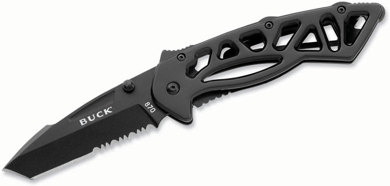 Buck Bones serrated tanto
