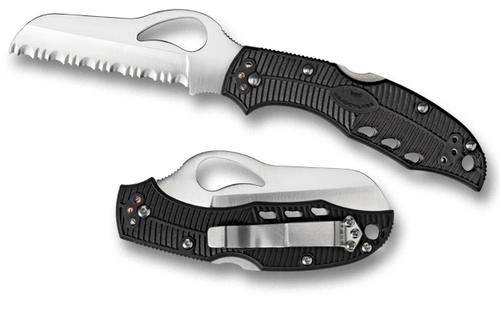 Byrd by spyderco. Rescue FRN serrated knife
