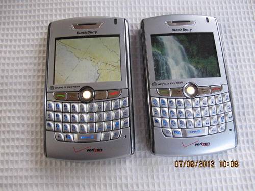 EXCELLENT!TWO BLACKBERRYS! !!!2 x Genuine Blackberry 8830*100% working ** IN STOCK, 24 hour shipping