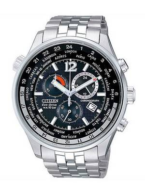 Citizen Eco Drive Men's Chronograph World Time AT0360-50E AT0360